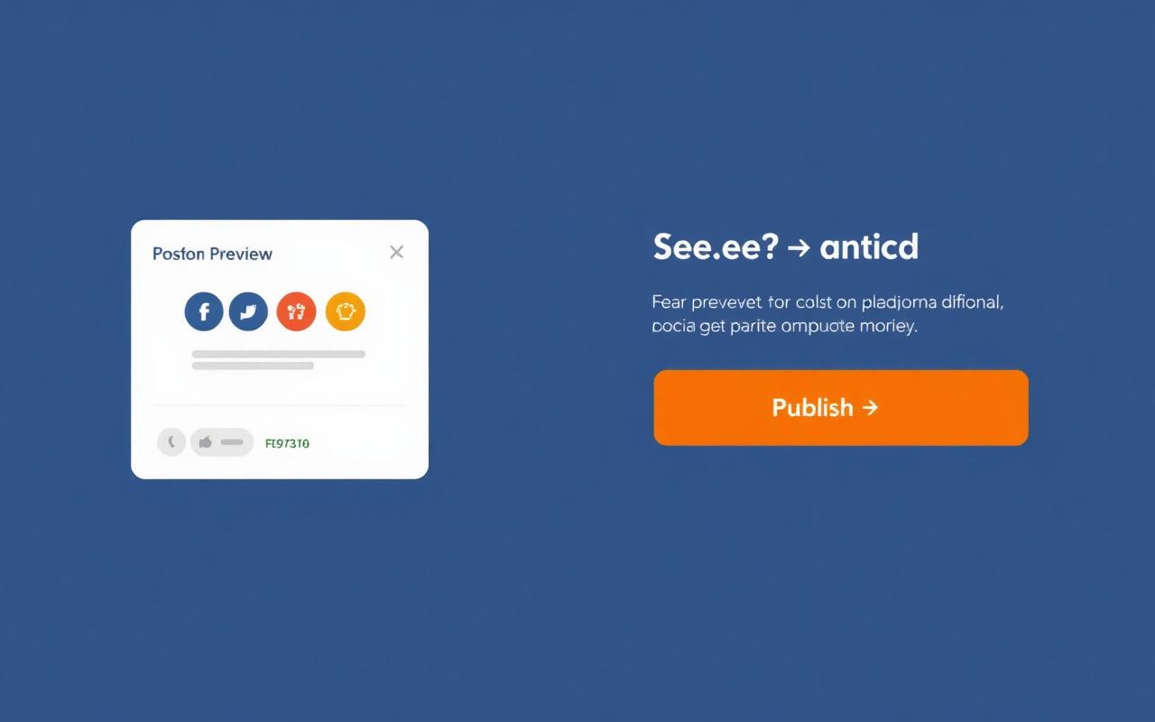 One-Click Publishing preview in ContentFlow
